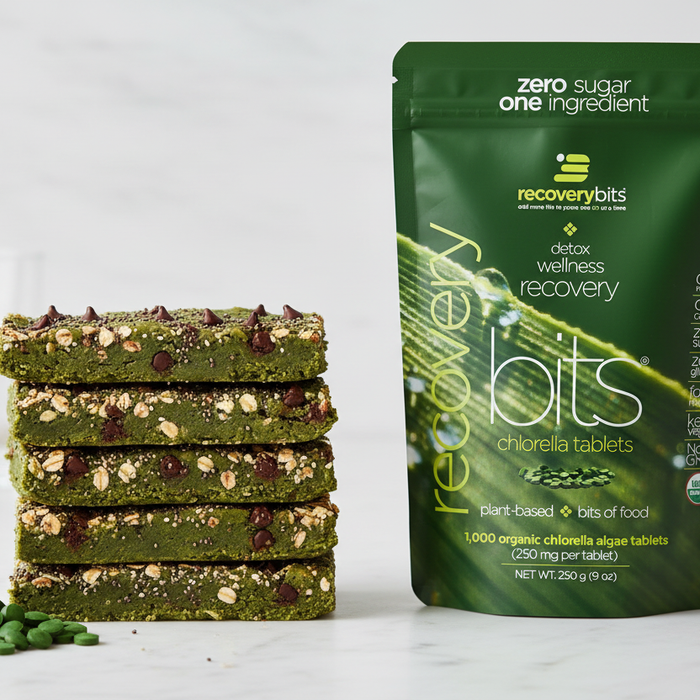 Post-Workout Chlorella Energy Bars with RECOVERYbits Organic Chlorella