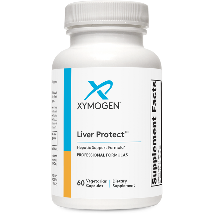 XYMOGEN Liver Protect - Supports Liver Health + Glutathione Production 60 Capsules