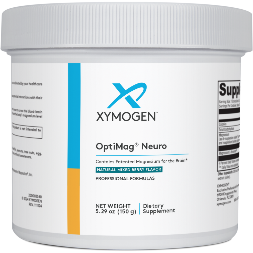 XYMOGEN OptiMag Neuro Magnesium Powder Mixed Berry 60 Servings