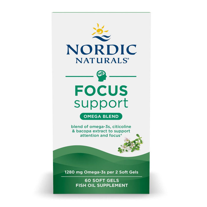 Nordic Naturals Focus Support 60 Soft Gels Lemon (Formerly Omega Focus)