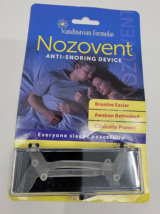 Scandinavian Formulas Nozovent Anti-Snoring Device, 2 Count