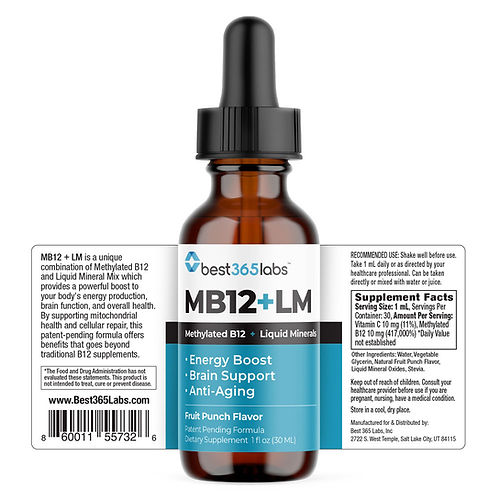 Best 365 Labs MB12-LM - 1 fl oz