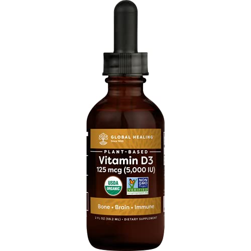 Global Healing Liquid Vitamin D3 | 5000 IU (2 Fl Oz)