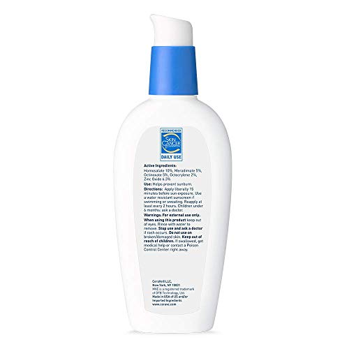 CeraVe AM Facial Moisturizing Lotion SPF30 3 Ounce Oil-Free Face Moisturizer with Sunscreen