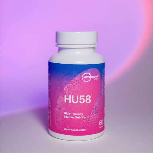 Microbiome Labs HU58 Bacillus Subtilis Spore Probiotic 60 Capsules