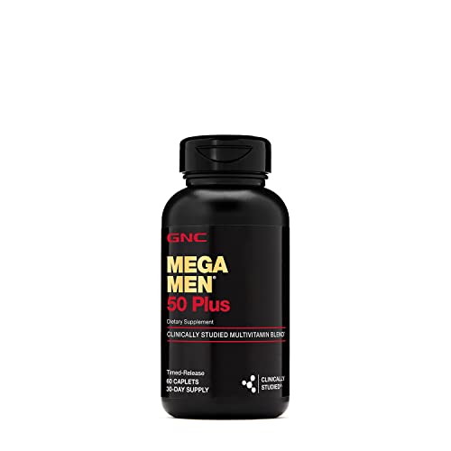 GNC Mega Men 50 Plus Multivitamin 60 Caplets