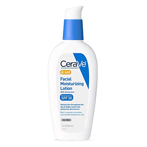 CeraVe AM Facial Moisturizing Lotion SPF30 3 Ounce Oil-Free Face Moisturizer with Sunscreen