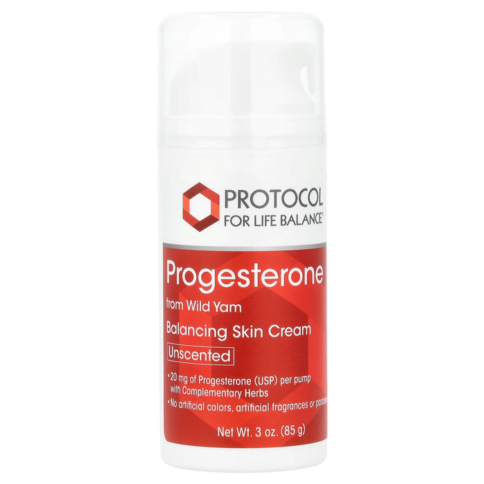 PROTOCOL FOR LIFE BALANCE Progesterone Balancing Skin Cream 3 Oz