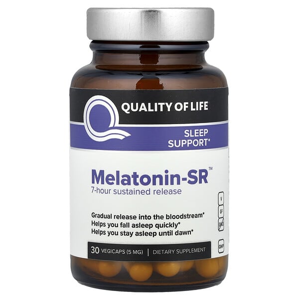 Quality of Life, Melatonin-SR™ 5 mg - 30 Vegicaps