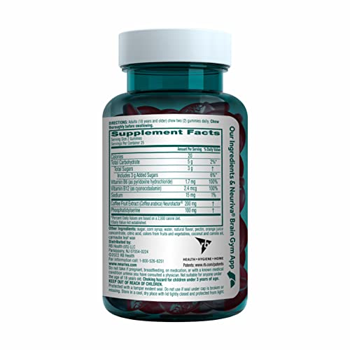 NEURIVA Plus Brain Supplement 50ct Strawberry Gummies