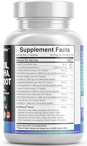 Clean Nutraceuticals Multi-Mineral with Sea Moss 60 Count