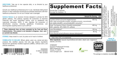 XYMOGEN Cytokine Balance (Formerly Nrf2 Activator) 30 Capsules