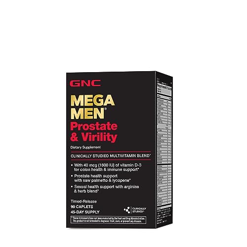GNC Mega Men Prostate and Virility 90 Caplets