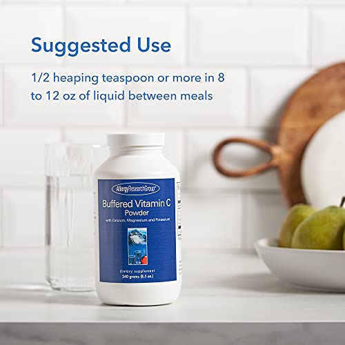 Allergy Research Group - Buffered Vitamin C Powder - Antioxidant, Immune, Calcium/Mag/K - 240 g (8.5 oz)