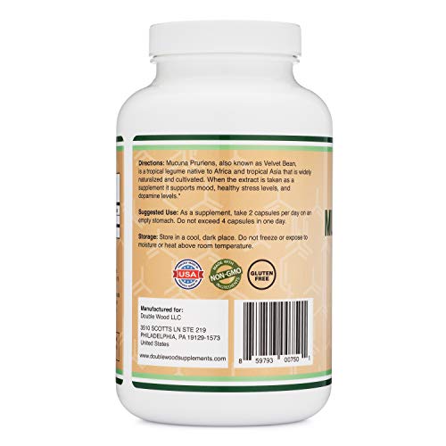 Double Wood Supplements Mucuna Pruriens  210 Caps