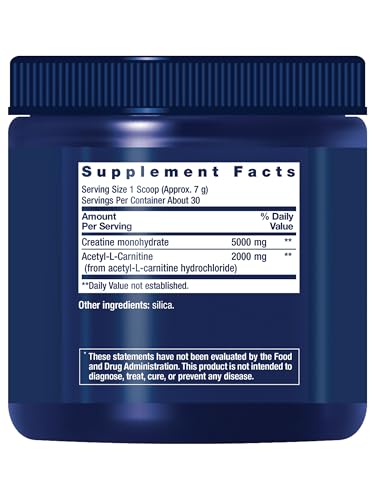 Life Extension Creatine Acetyl-L-Carnitine Energy Plus 30 Servings Hebron Nutrition Life Extension Creatine Acetyl-L-Carnitine Energy Plus 30 Servings Hebron Nutrition