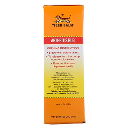 Tiger Balm Arthritis Rub 4 fl oz