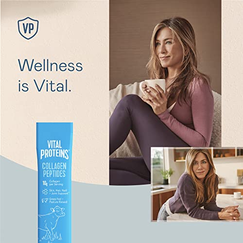 Vital Proteins Collagen Peptides Powder (Type I, III) Travel Packs Unflavored 20ct per Box