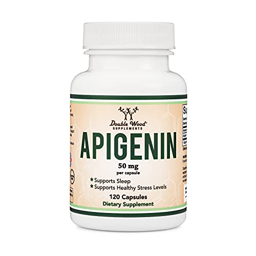 Double Wood Supplements  Apigenin 50mg 120 Count