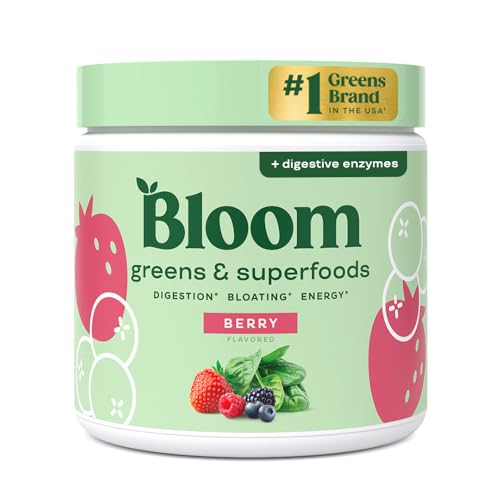 Bloom Nutrition Superfood Grunpulver Beere 30 Portionen Hebron Nutrition