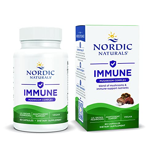 Nordic Naturals Immune Mushroom Complex, Unflavored - 60 Capsules