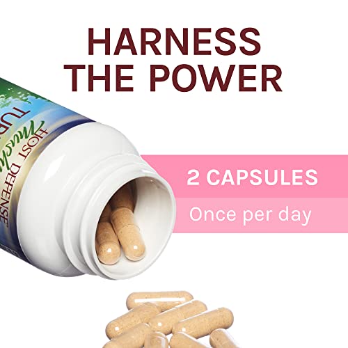 Host Defense Turkey Tail 120 Capsules Unflavored