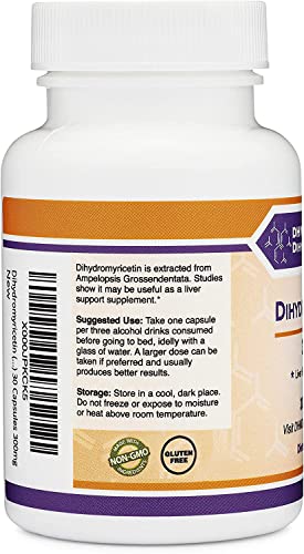 Dihydromyricetin (DHM) Liver Support Supplement 300mg, 30 Capsules