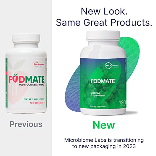 Microbiome Labs FODMATE Digestive Enzymes 120 capsules