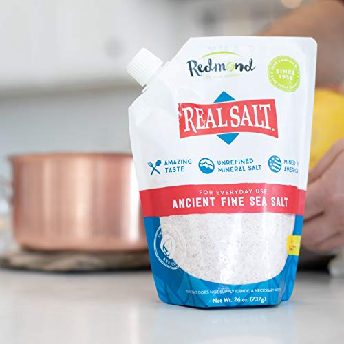 REDMOND Real Sea Salt Natural Unrefined Gluten Free 26 Ounce Pouch