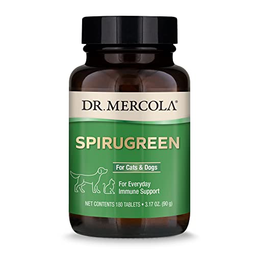 Mecolan Dr. Mercola SpiruGreen for Cats and Dogs 180 Tablets — Hebron Nutrition