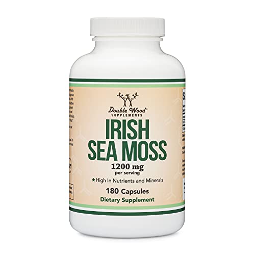 Double Wood Supplements Irish Sea Moss Capsules 180 Caps