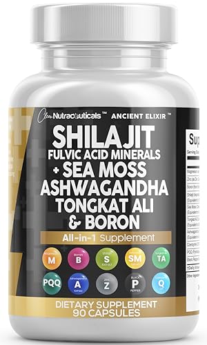 Clean Nutraceuticals Shilajit Supplement 90 Count