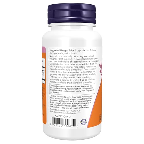 NOW Quercetin Phytosome 250mg 90 Vcaps