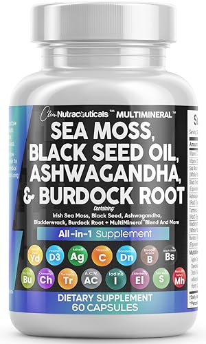 Clean Nutraceuticals Multi-Mineral with Sea Moss 60 Count