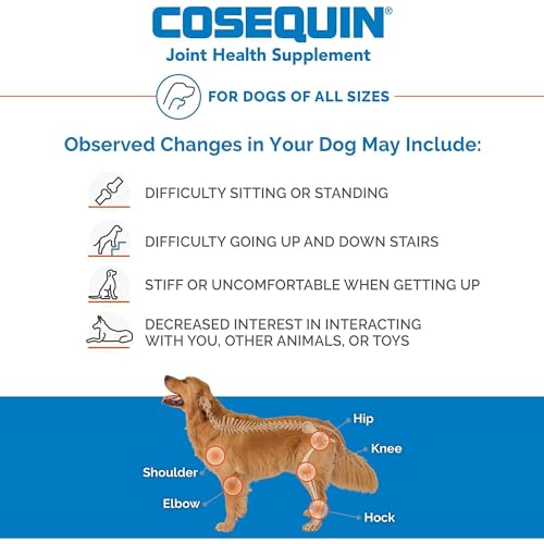 Nutramax Cosequin Max Strength Joint Health Supplement for Dogs 180 Chewable Tablets