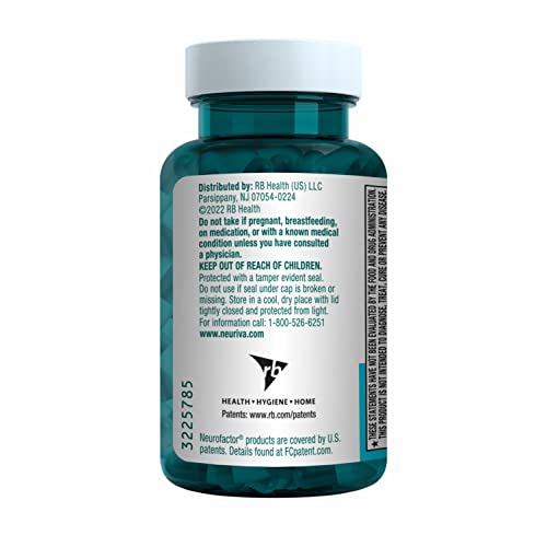 NEURIVA Plus Brain Supplement for Memory and Focus 30 Capsules