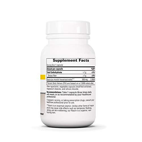 Integrative Therapeutics - Flush-Free Niacin - Inositol Hexaniacinate - 60 Capsules