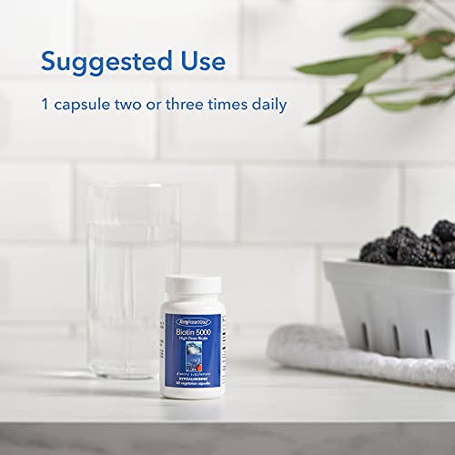 Allergy Research Group Biotin 5000, 60 Vegetarian Capsules