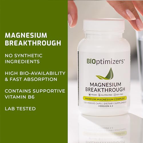 BiOptimizers Magnesium Breakthrough Supplement 4.0 - 60 Capsules