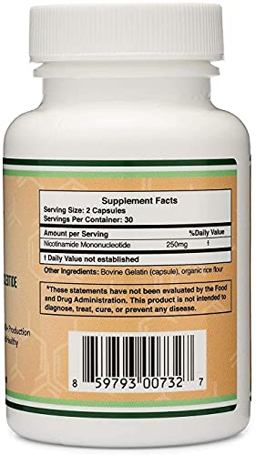 Double Wood Supplements NMN Nicotinamide Mononucleotide 60 Caps