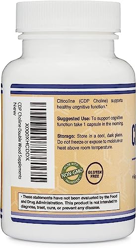 Double Wood - CDP Choline (Citicoline) 300mg - 60 Ct