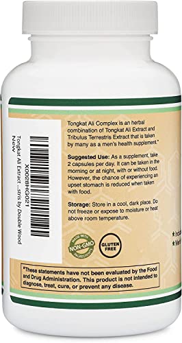 Tongkat Ali Complex Double Wood Supplements 120 Capsules
