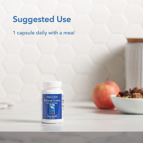 Allergy Research Group - Adrenal Cortex Glandular - Stress, Energy, Adrenal Support - 100 Vegicaps