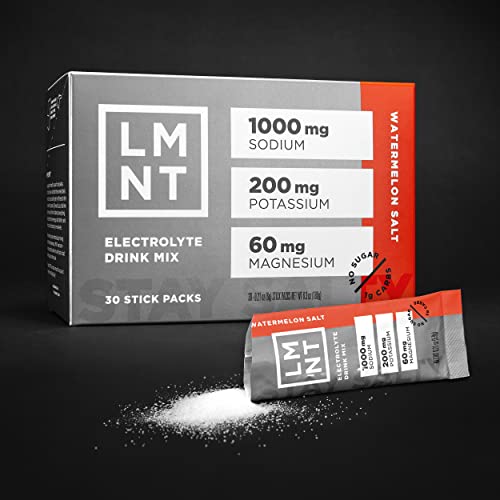 LMNT Zero-Sugar Electrolytes Watermelon Salt 30 Sticks