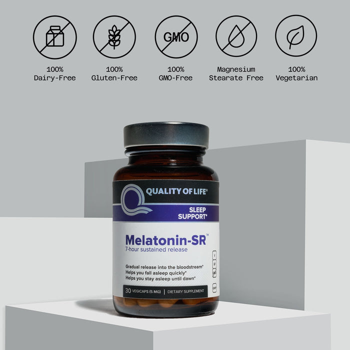 Quality of Life, Melatonin-SR™ 5 mg - 30 Vegicaps
