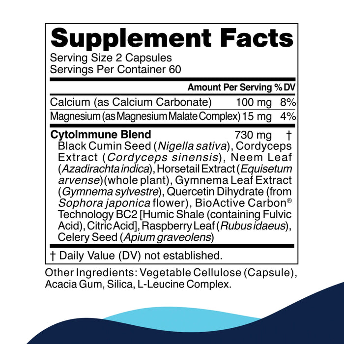 CELLCORE CytoImmune 120 Capsules Foundational Immunity Support