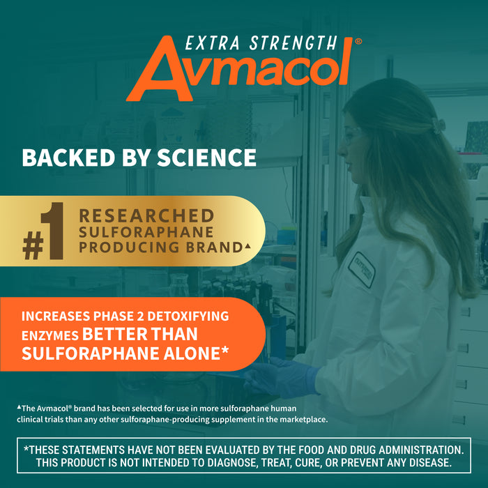 Nutramax Avmacol Extra Strength Broccoli Supplement 75 Tablets
