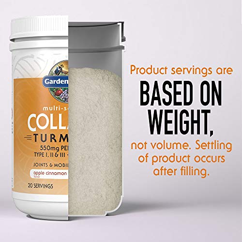 Garden of Life Collagen Turmeric, 20 Servings, 7.76 Oz Apple Cinnamon