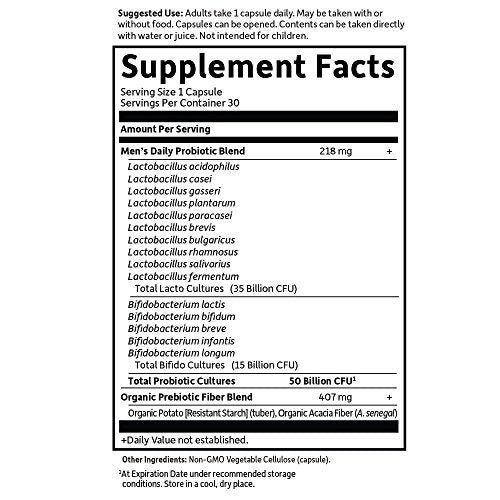 Garden of Life Dr. Formulated Probiotics for Men Once Daily 30 Capsules
