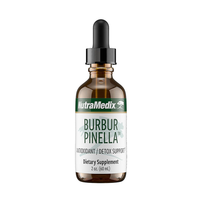 NutraMedix Burbur-Pinella Brain Health Supplements for Adults - Combat Brain Fog & Promote Nerve Support - Aid A Healthy Full Body Detox Cleanse - Bioavailable Liquid Format (2 oz / 60 ml)